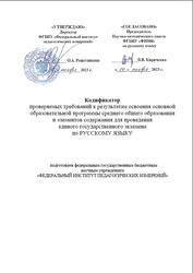 ЕГЭ 2024, Русский язык, 11 класс, Кодификатор