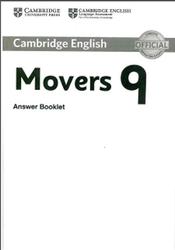 Cambridge english tests, Movers 9, Answer Booklet, 2016