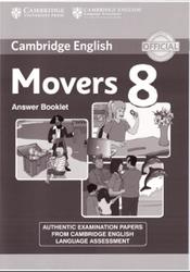 Cambridge english tests, Movers 8, Answer Booklet, 2014
