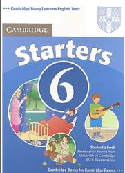Cambridge english tests, Starters 6, Student's Book, 2009