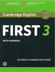 Cambridge English, First 3, With Answers, 2018