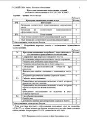Русский язык, 9 класс, Критерии оценивания, Итоговое собеседование, 2023