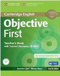 Objective First, Teacher's Book, Capel A., Sharp W., 2014