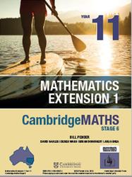 CambridgeMATH stage 6, Mathematics extension 1, Year 11, Penden B., Sadler D., Ward D., Dorofaeff B., Shea J., 2019