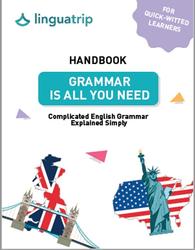 Hanbook, Grammar is all you need, Complicated english grammar explaine simply