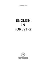 English in forestry, Kloc E., 2013