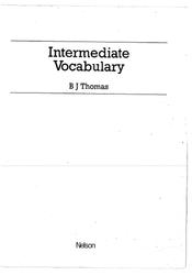 Intermediate Vocabulary, Thomas В.J., 1986