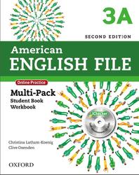 American English File 3A, Multi-Pack, Student Book, Workbook, Latham-Koenig C., Oxenden C., 2014