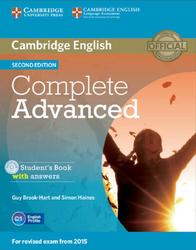 Cambridge English, Complete Advanced, Students Book with answers, Brook-Hart G., Haines S., 2014