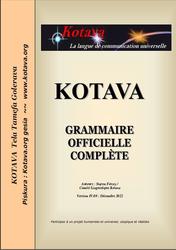 Kotava, Grammaire officielle complete, Version IV.08, Fetcey S., 2022