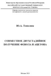 Совместное двухстадийное получение фенола и ацетона, Тополюк Ю.А., 2013