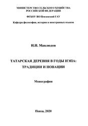 Татарская деревня в годы нэпа, Традиции и новации, Монография, Мавлюдов И.Н., 2020