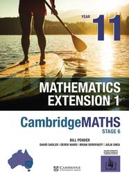 CambridgeMATHS, Stage 6, Mathematics Extension 1, Year 11, Penden B., Sadler D., Ward D., Dorofaeff B., Shea J., 2019
