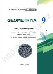 Geometriya, 9 sinf, Xaydarov B.Q., Sariqov E.S., Qo‘chqorov A.Sh., 2019
