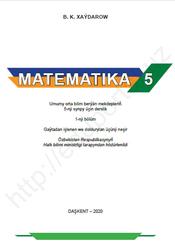Matematika, 5 synp, Xaýdarow B.K., 2020