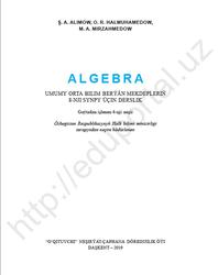 Algebra, 8 synp, Alimow Ş.A., Halmuhamedow A.R., Mirzahmedow M.A., 2019