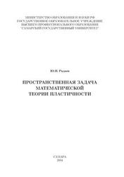Пространственная задача математической теории пластичности, Радаев Ю.Н., 2004