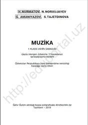 Muzika, 1 klass, Nurmatov H., Norxujayev N., Amaniyazov G., Tajetdinova S., 2019