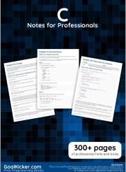 C Notes For Professionals