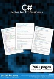 C Sharp Notes For Professionals