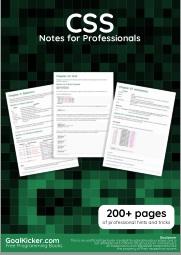 CSS Notes For Professionals