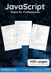 Java Script Notes For Professionals