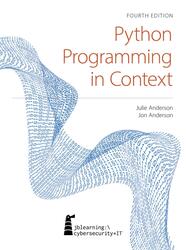 Python Programming in Context, Anderson J., 2025