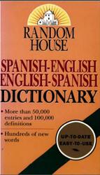 Random House, Spanish-english, english-spanish dictionary, Raventos M.H., 1996