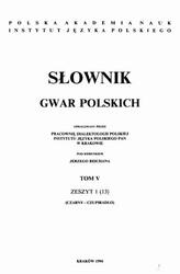 Słownik gwar polskich, Том 5, Reichana J.